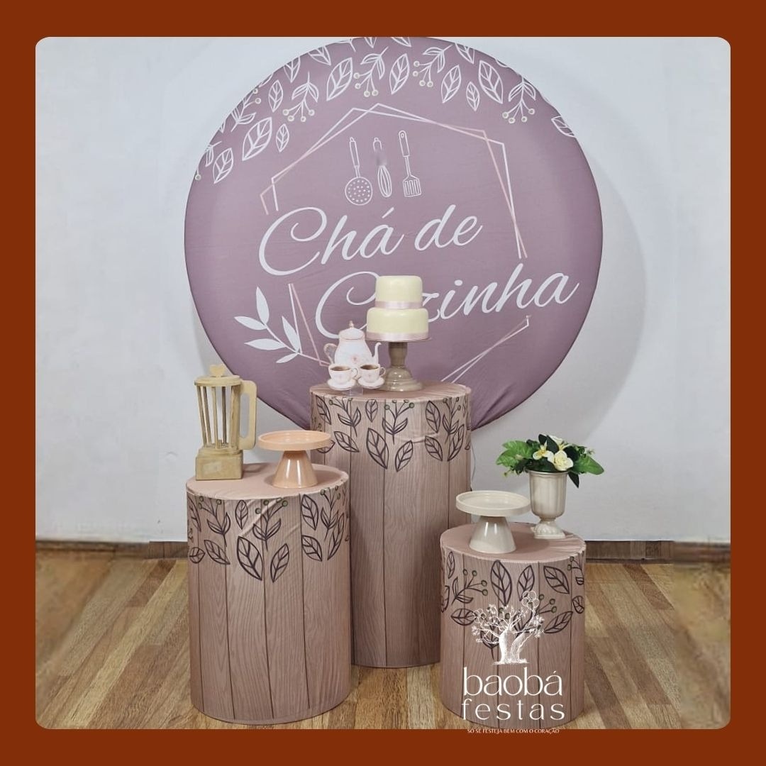 Kit Ouro - Chá de Cozinha Nude/Rosê - Baobafestas