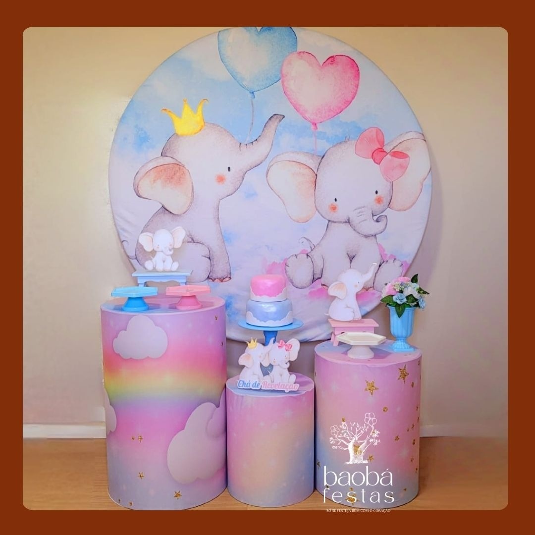 Kit Ouro - Elefantinhos - Baobafestas