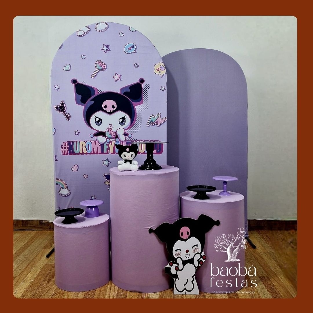 Kuromi/Hello Kitty - Composição - Baobafestas