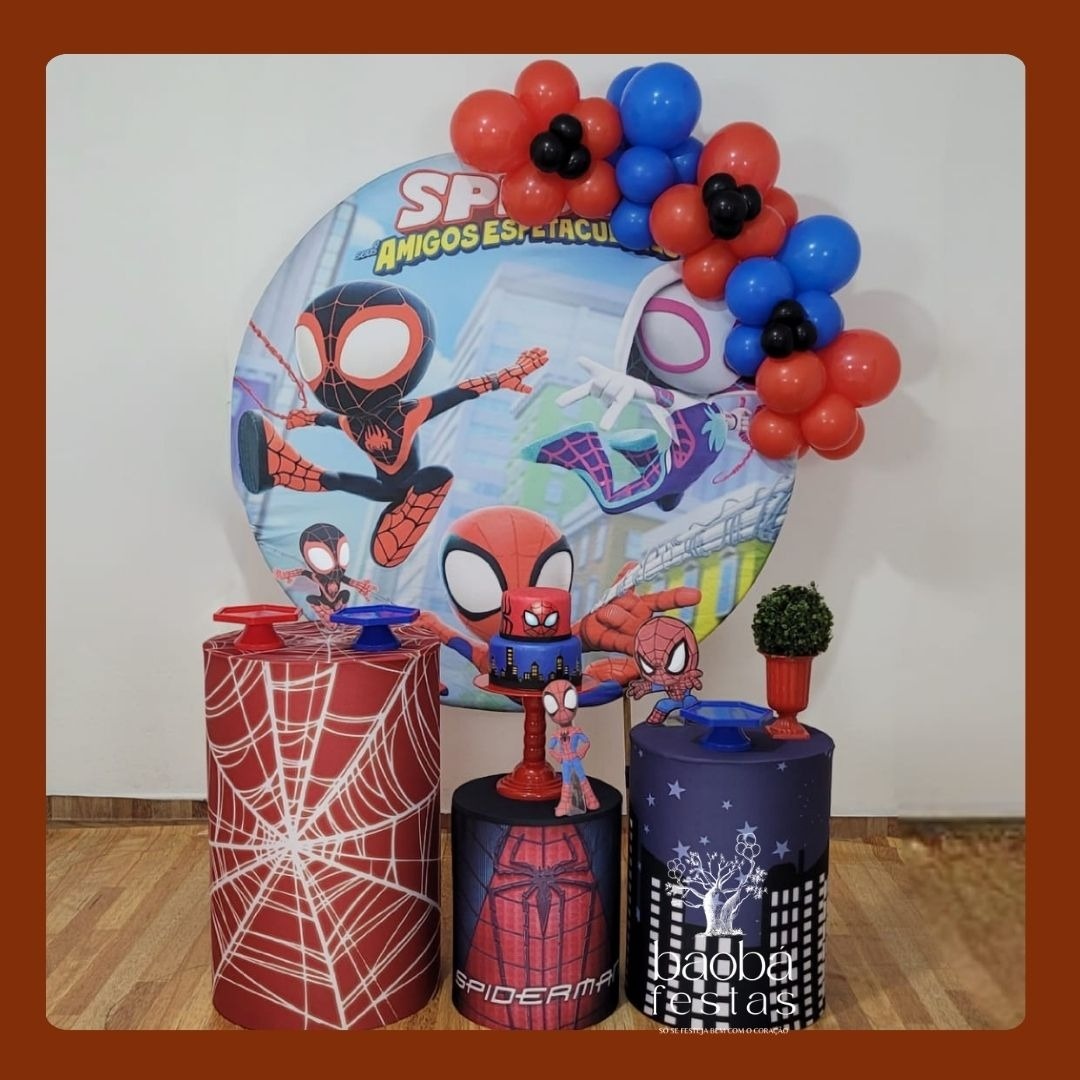 Kit Ouro - Homem Aranha Baby - Baobafestas