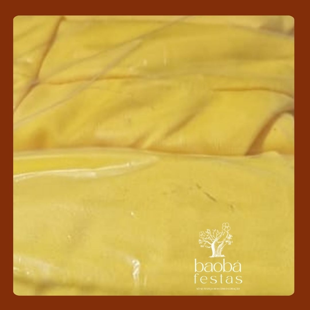 Capa de Cilindro M - Amarelo Canário - Baobafestas
