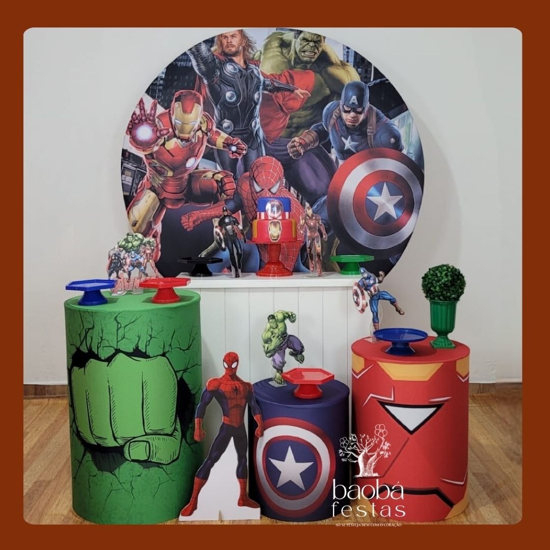 Kit Diamante - Vingadores - Baobafestas