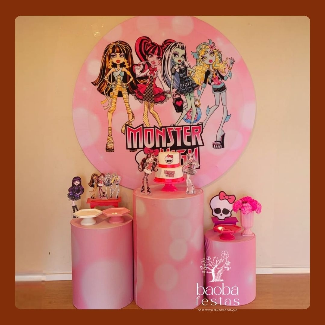 Kit Ouro - Monster Right Rosa - Baobafestas