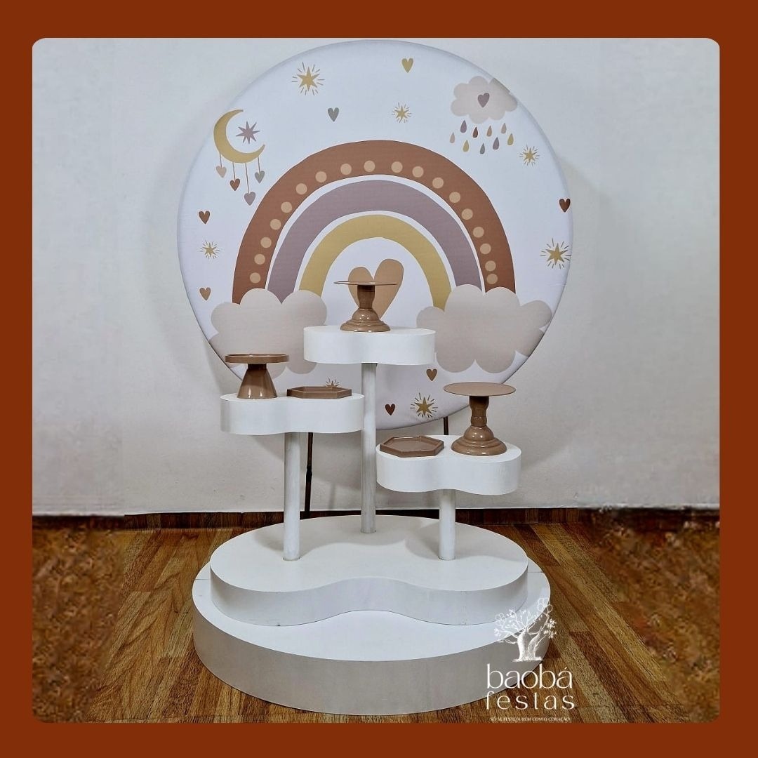 Arco Iris Boho (59)- Composição Palco + Trio Ôrganico - Baobafestas