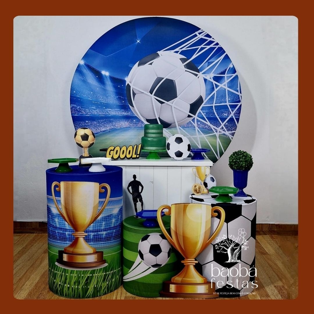 Futebol (68) - Kit Diamante + Totem  - Baobafestas