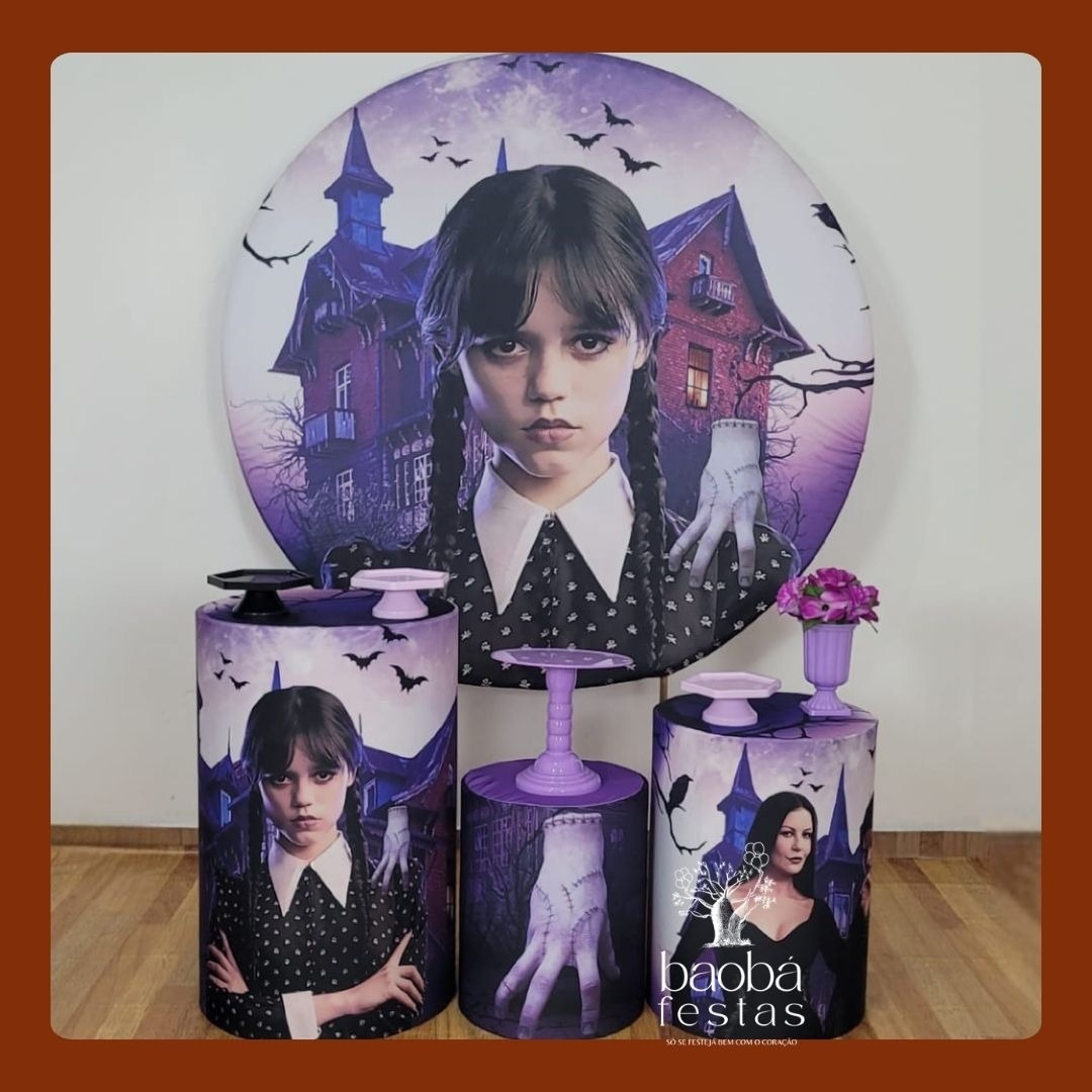 Kit Prata - Wandinha - Baobafestas