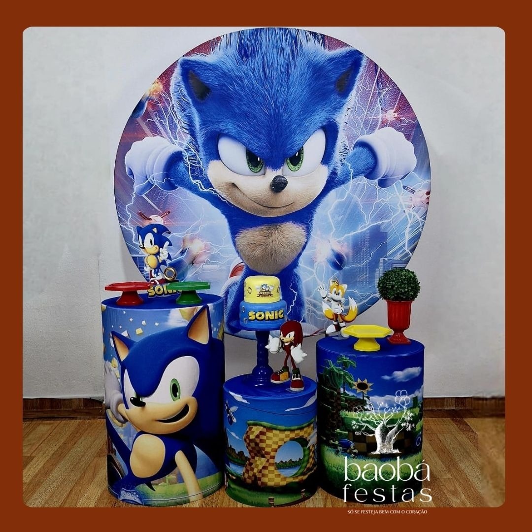 Sonic - Kit Ouro - Baobafestas