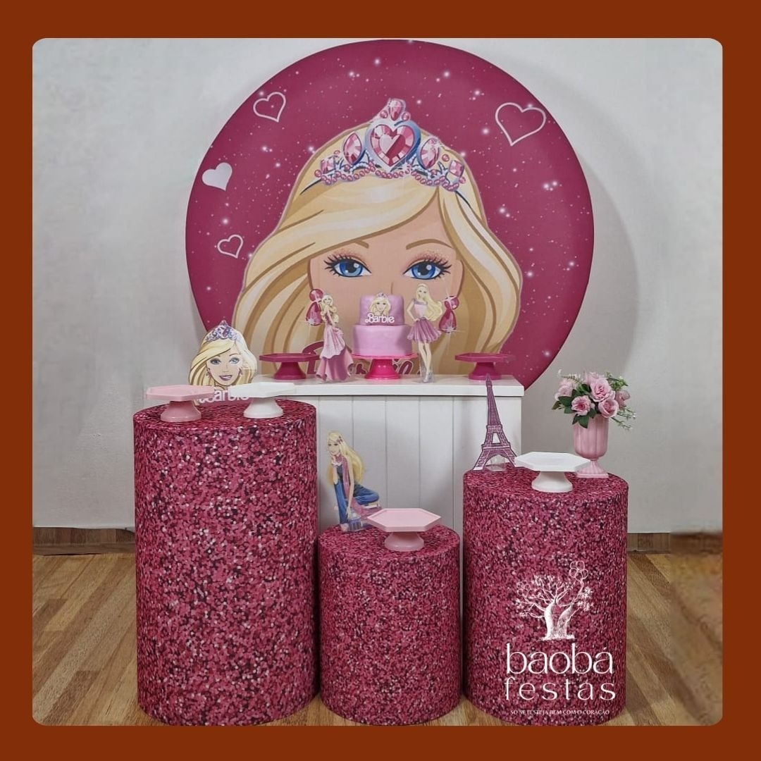 Barbie (50) - Kit Diamante - Baobafestas