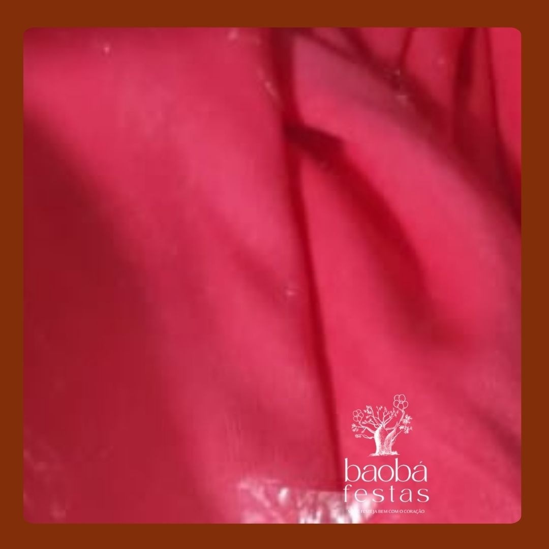 Capa de Cilindro G - Rosa Chiclete - Baobafestas