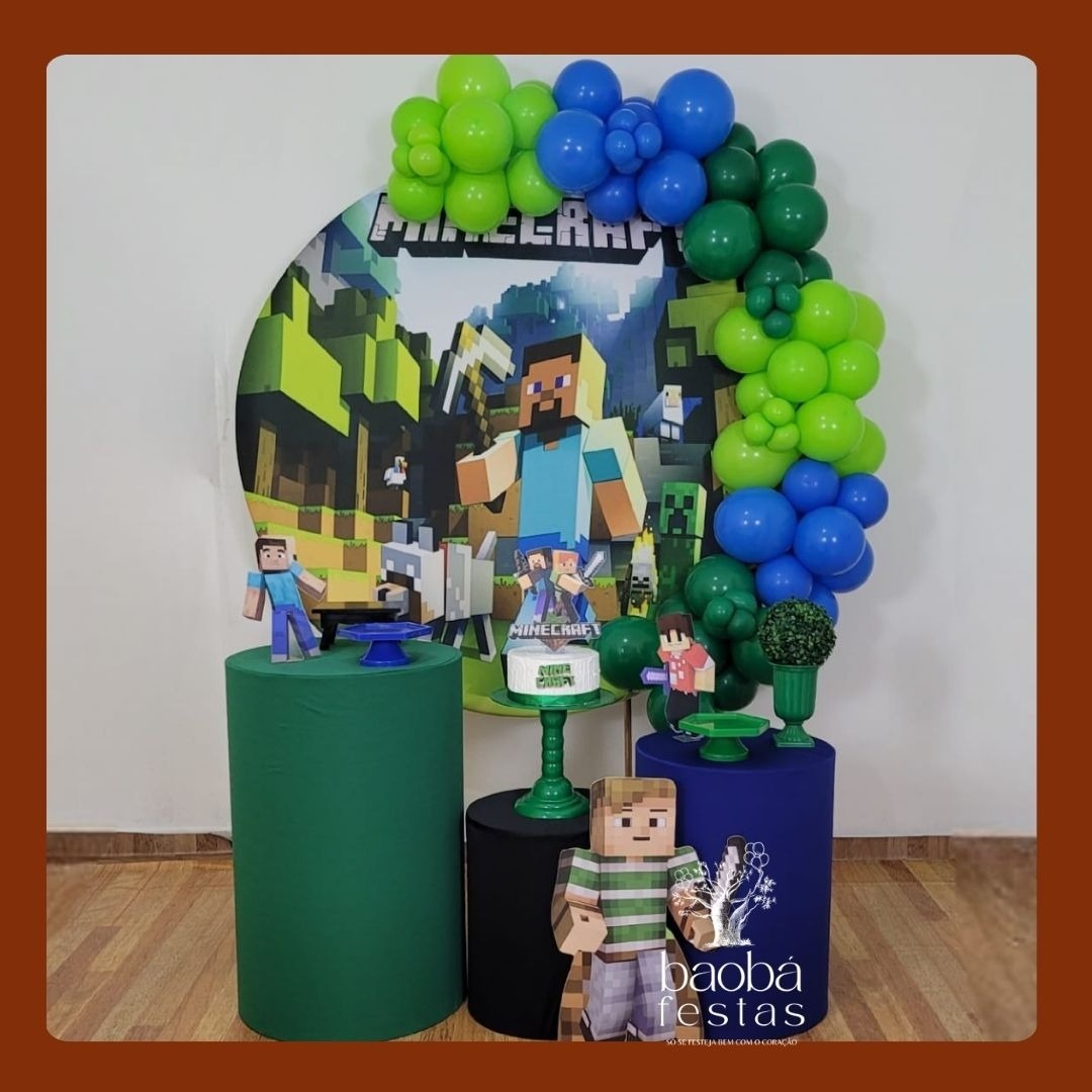 Kit Ouro - Minecraft - Baobafestas