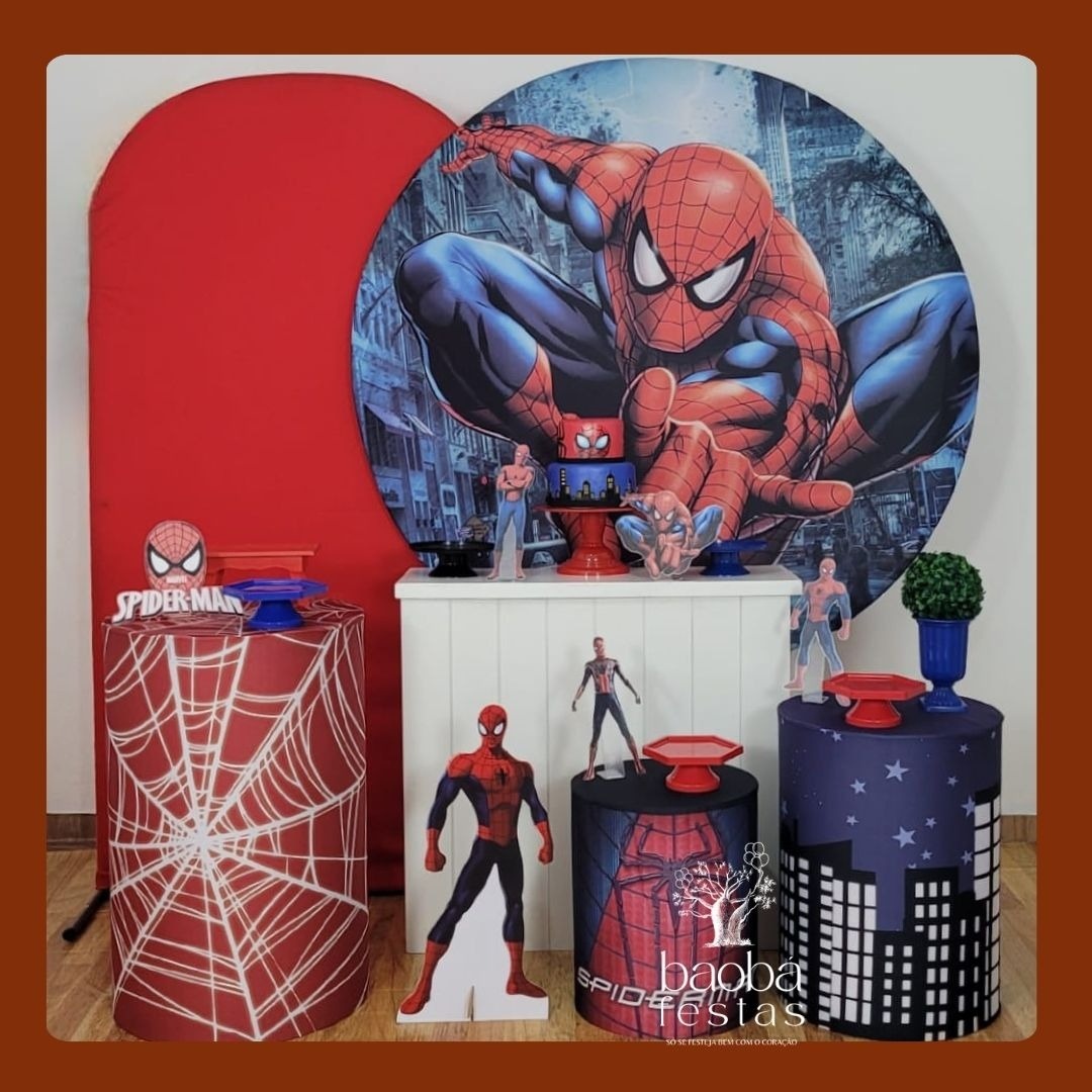 Kit Luxo - Homem Aranha - Baobafestas
