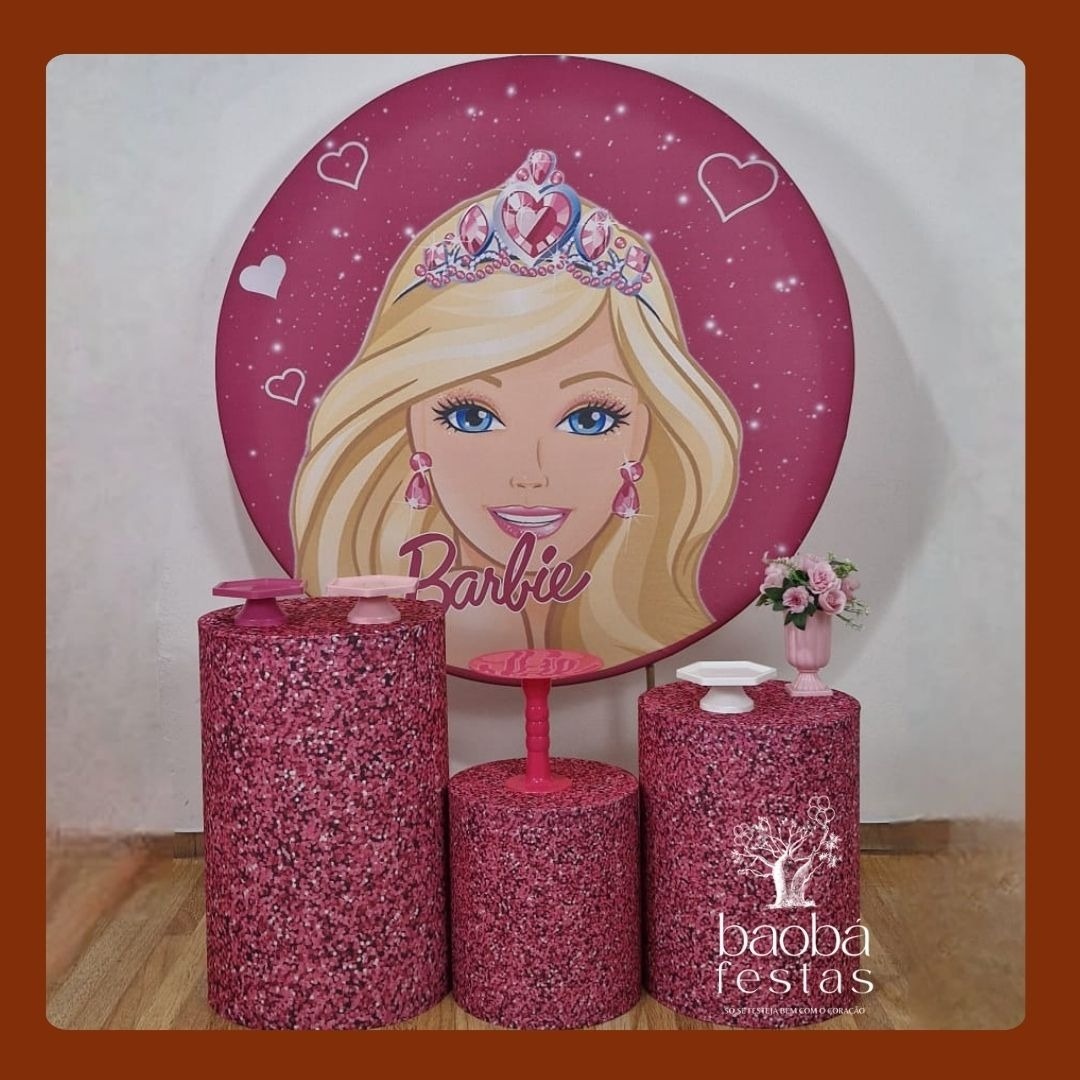 Barbie (50) - Kit Prata  - Baobafestas
