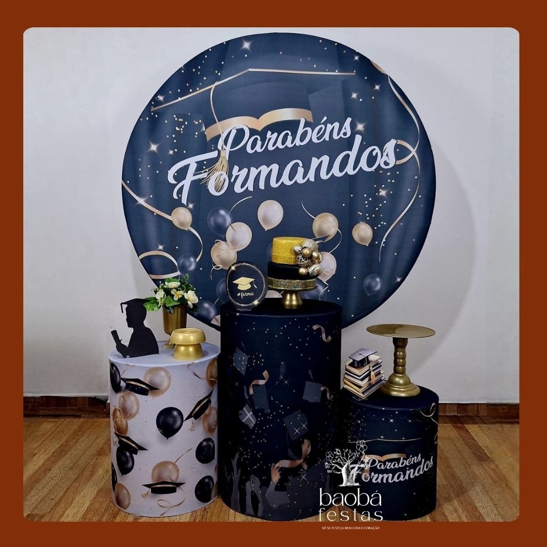 Formandos (174) - Kit Ouro - Baobafestas