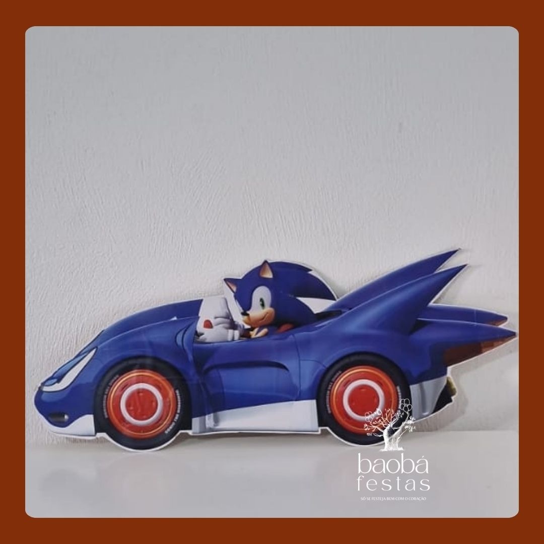 Sonic Carro M - Totem de Chão - Baobafestas