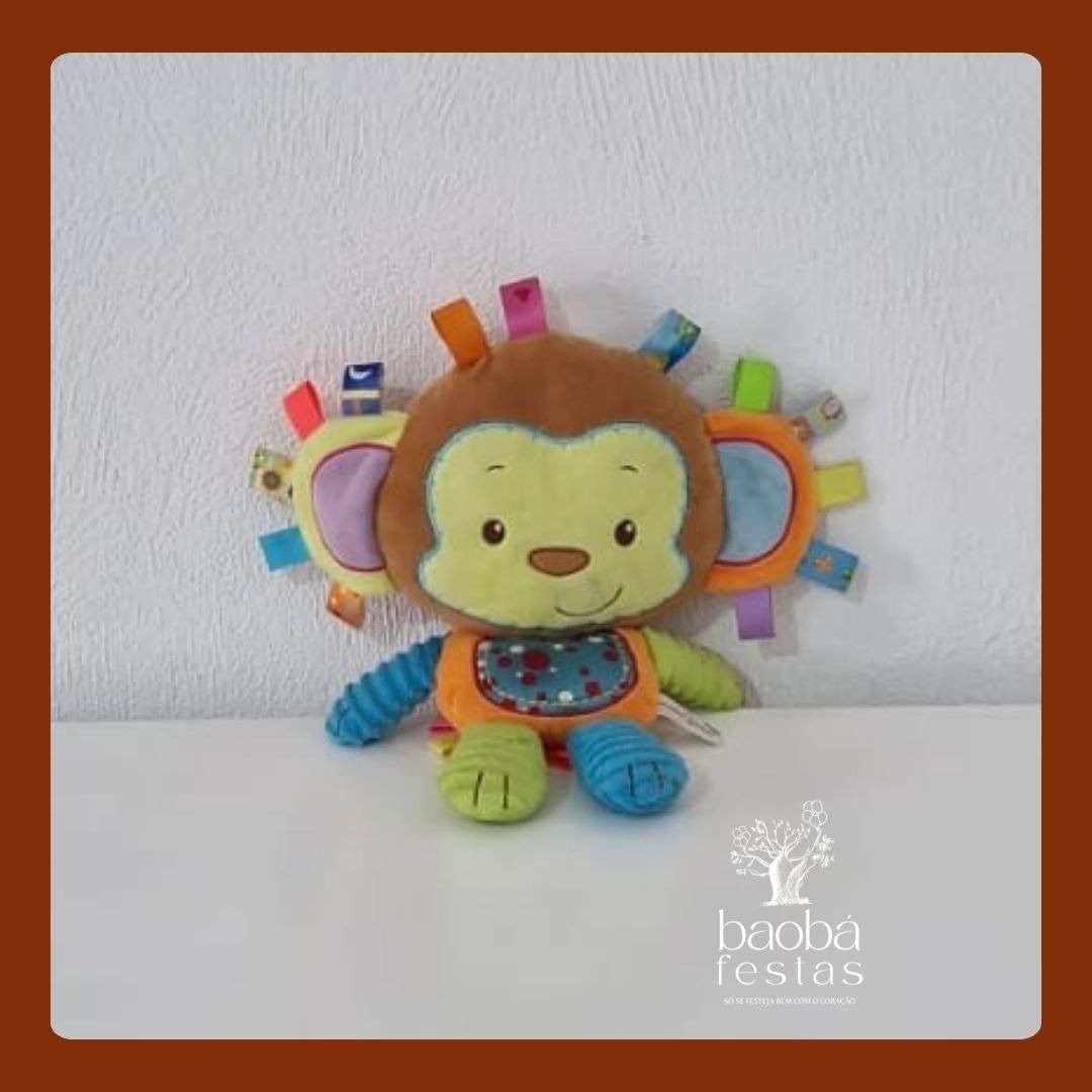 Pelúcias - Macaco Colorido - Baobafestas