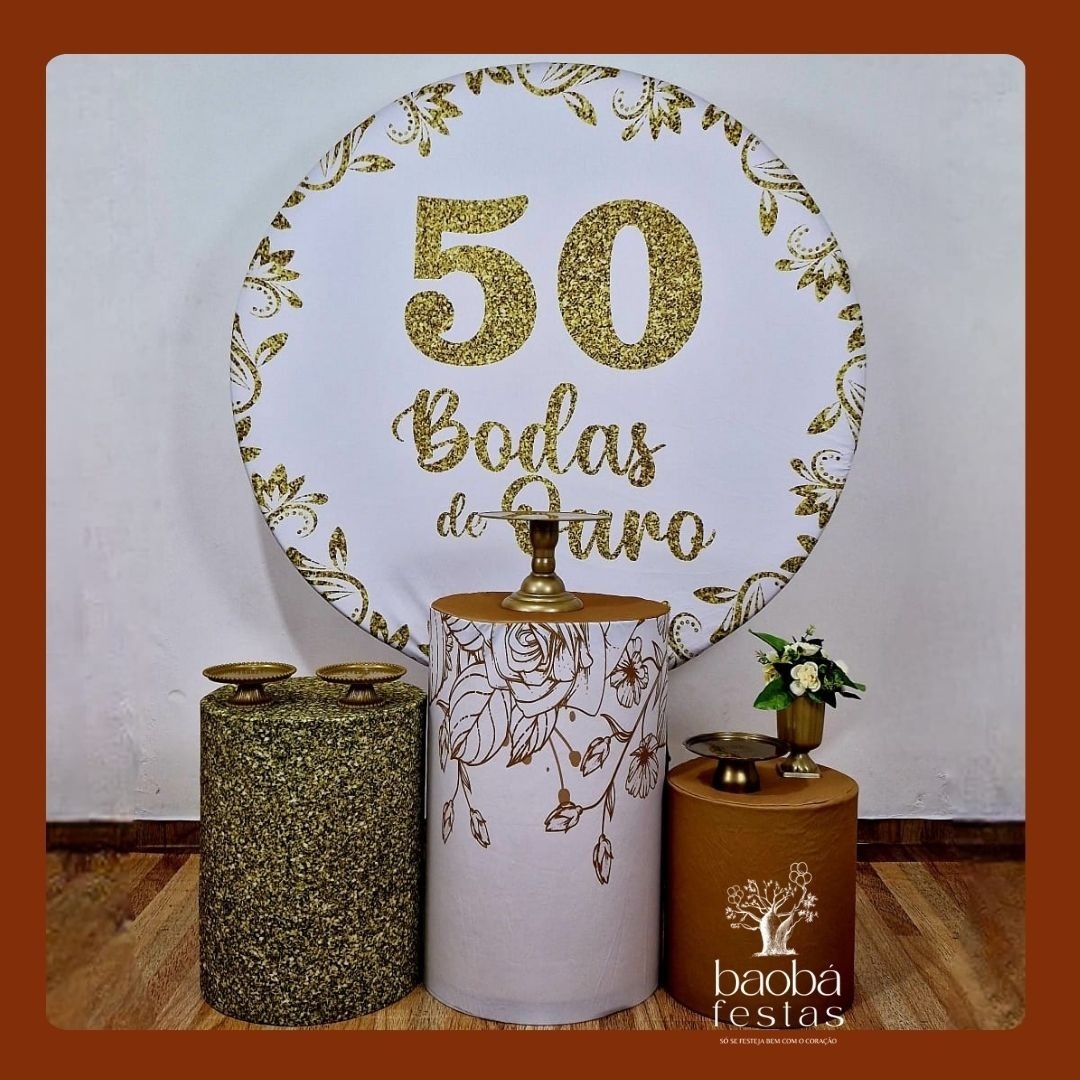 Bodas de Ouro (176) - Kit Prata - Baobafestas