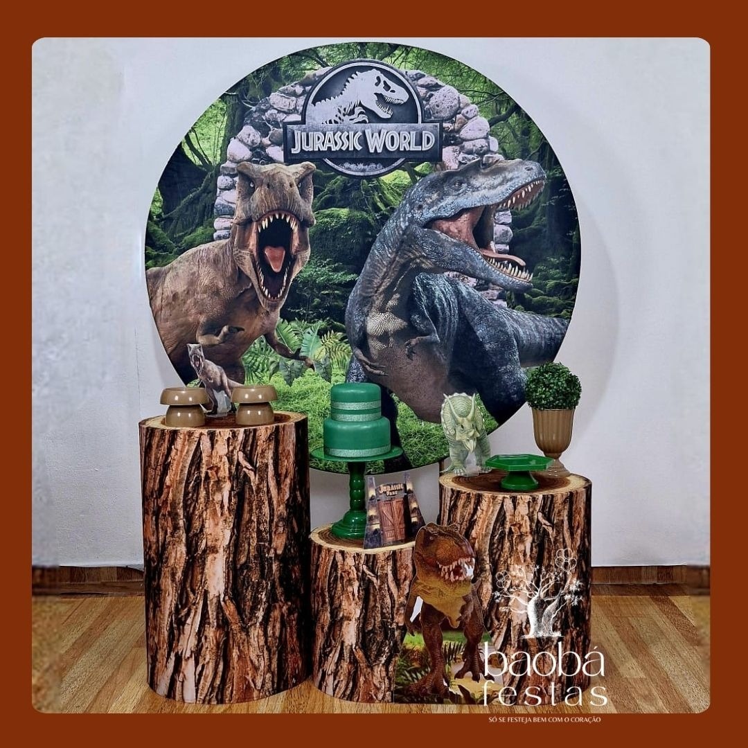 Dinossauros - Kit Ouro (+ Totem de Chão) - Baobafestas