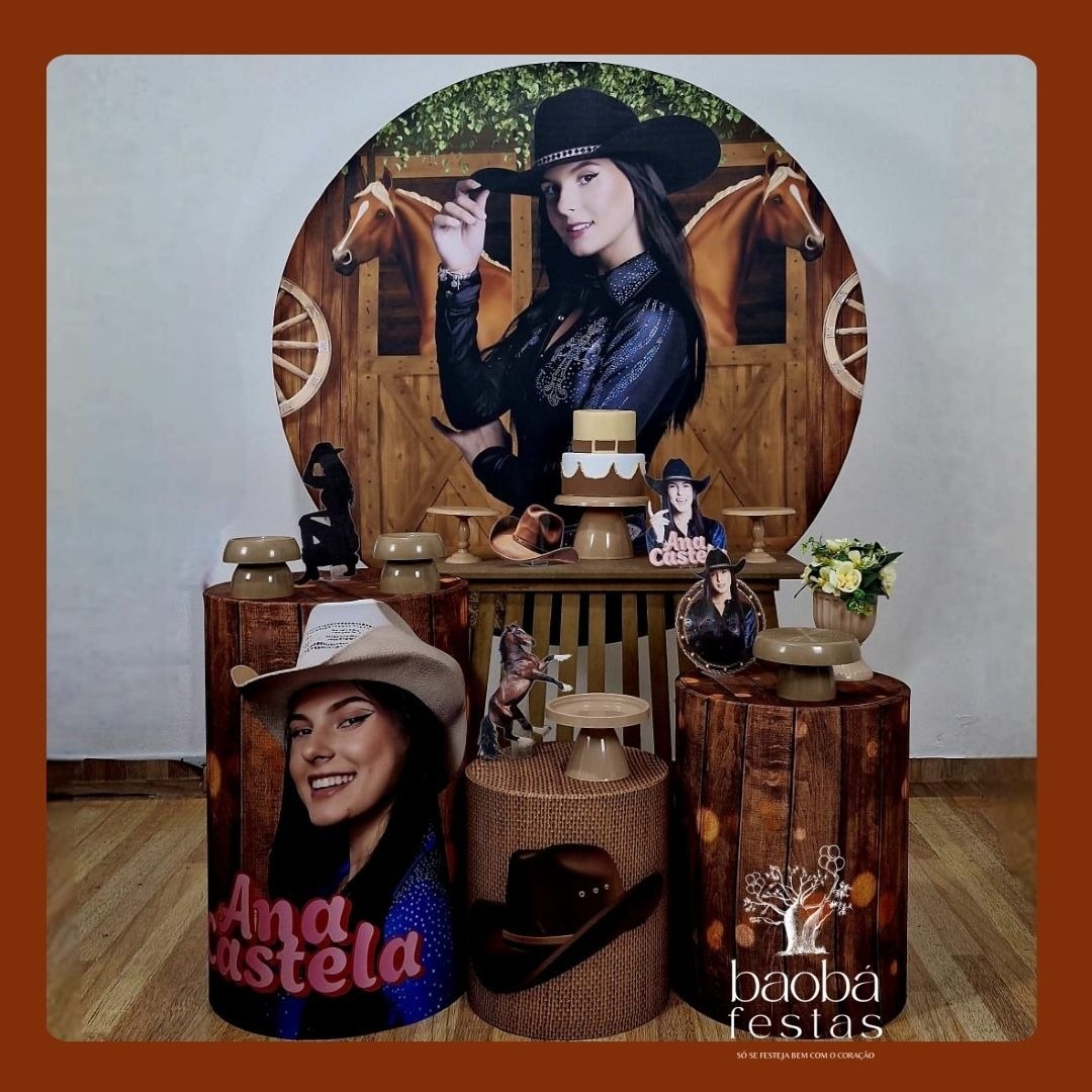 Ana Castela (99) - Kit Diamante  - Baobafestas