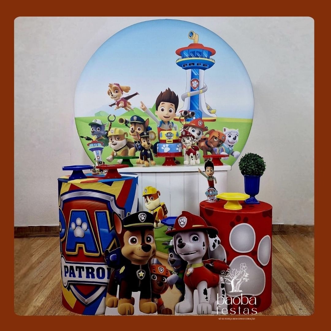 Patrulha Canina (12) - Kit Diamante (+Totens) - Baobafestas