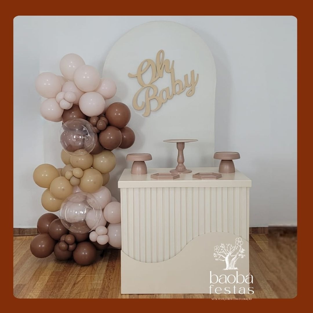 Oh Baby Com Placa - Composição - Baobafestas