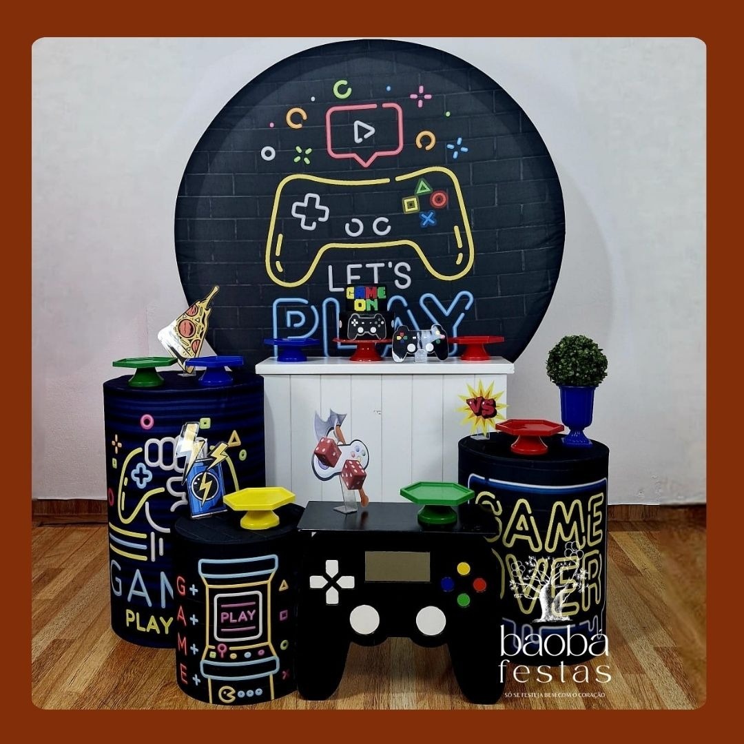 Game - Kit Diamante (+Mesa Game)  - Baobafestas