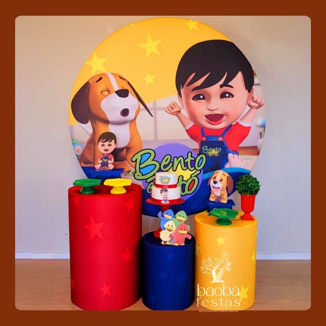 Kit Ouro - Bento E Totó - Baobafestas