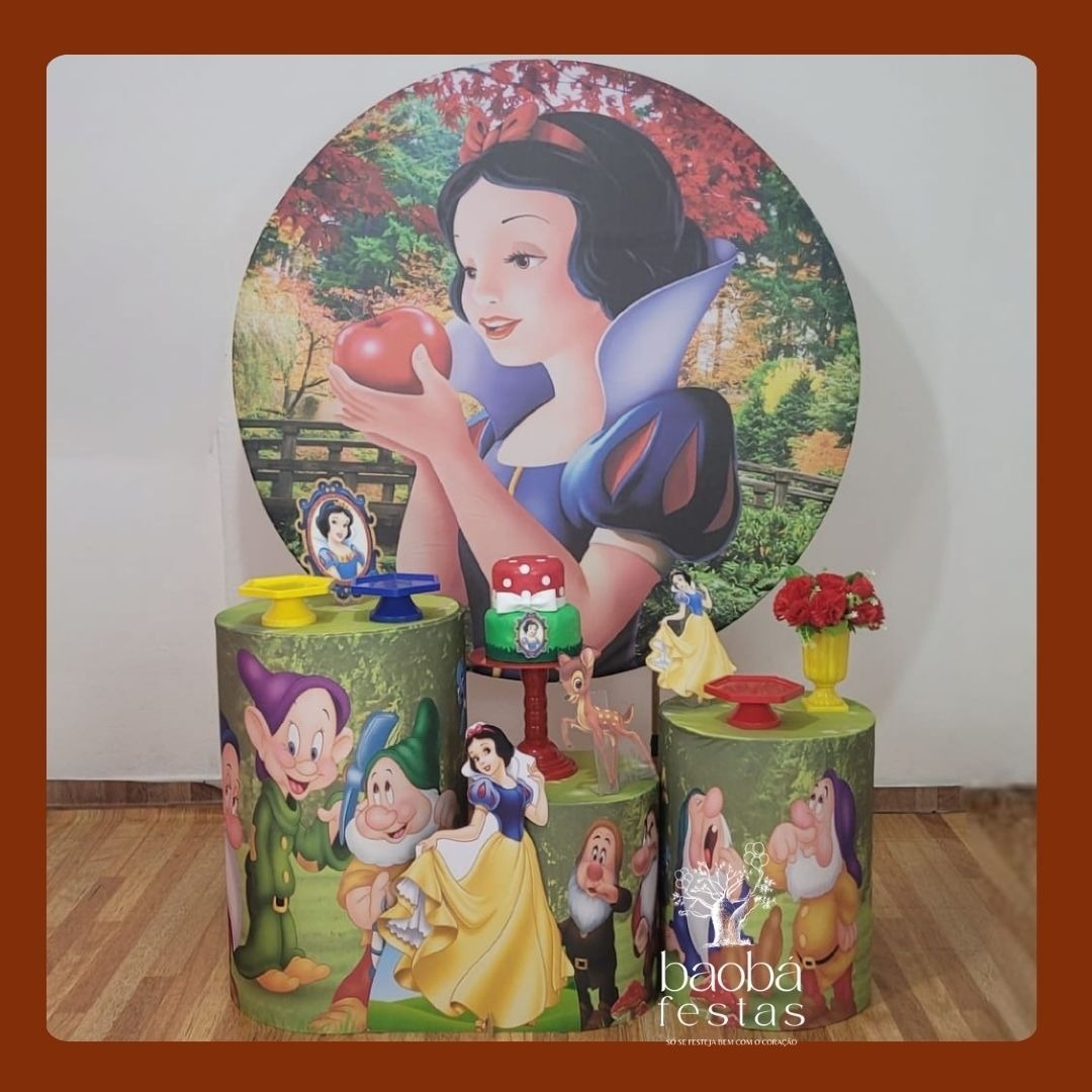 Kit Ouro - Branca de Neve - Baobafestas