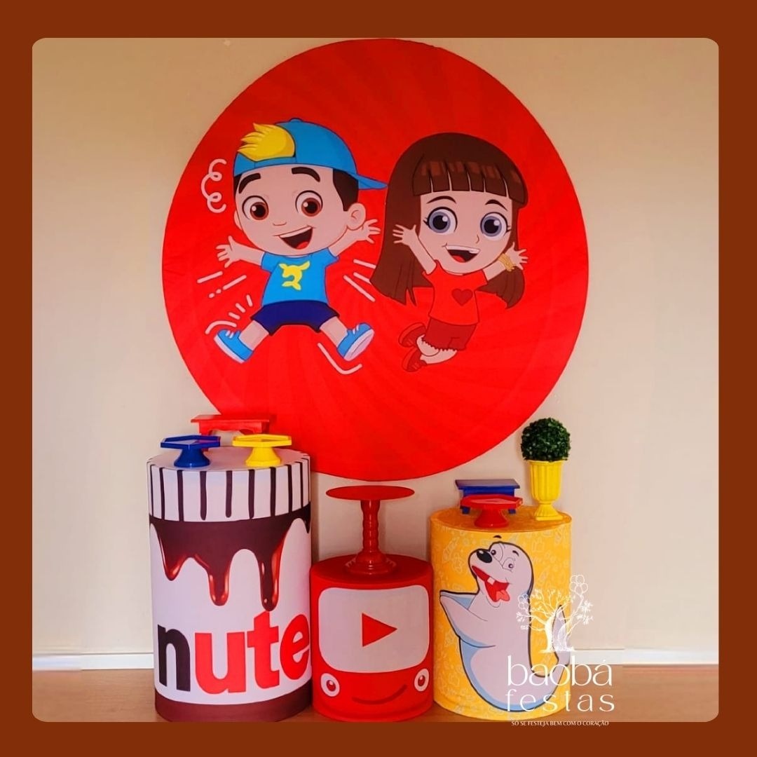 Kit Prata - Lucas Neto E Gi - Baobafestas