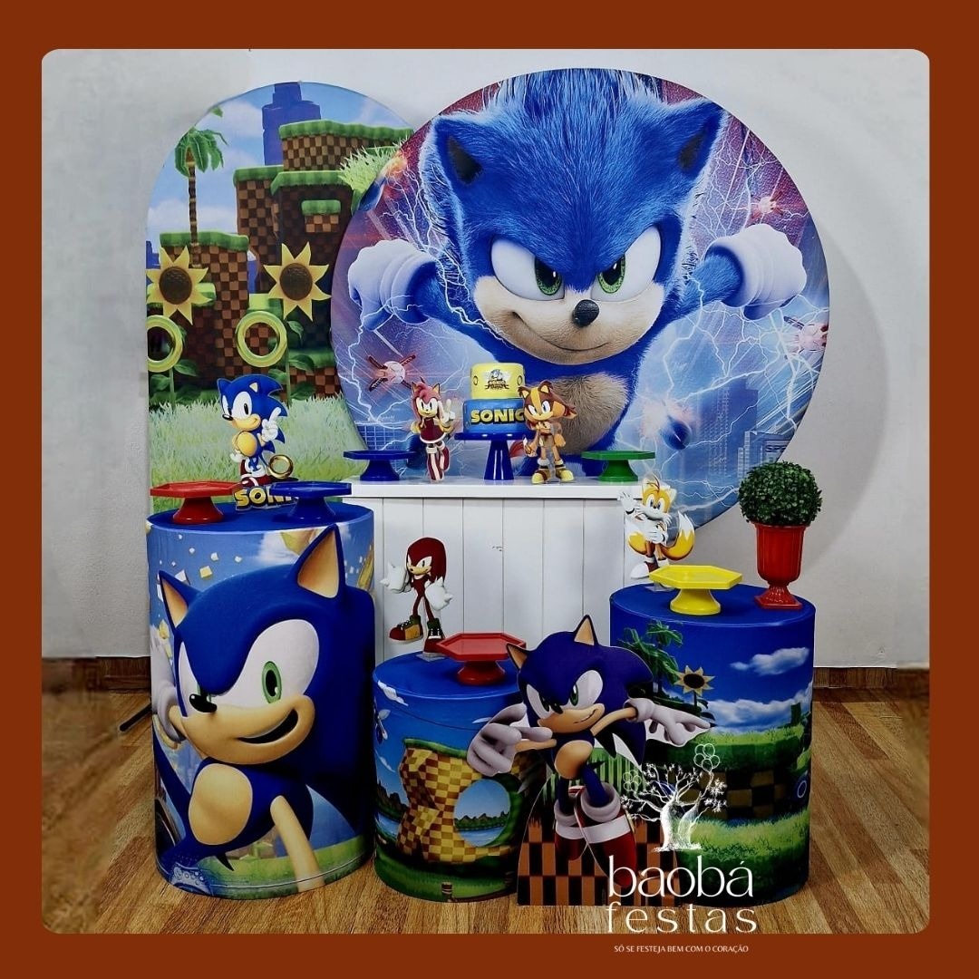 Sonic - Kit Luxo (+Totem) - Baobafestas