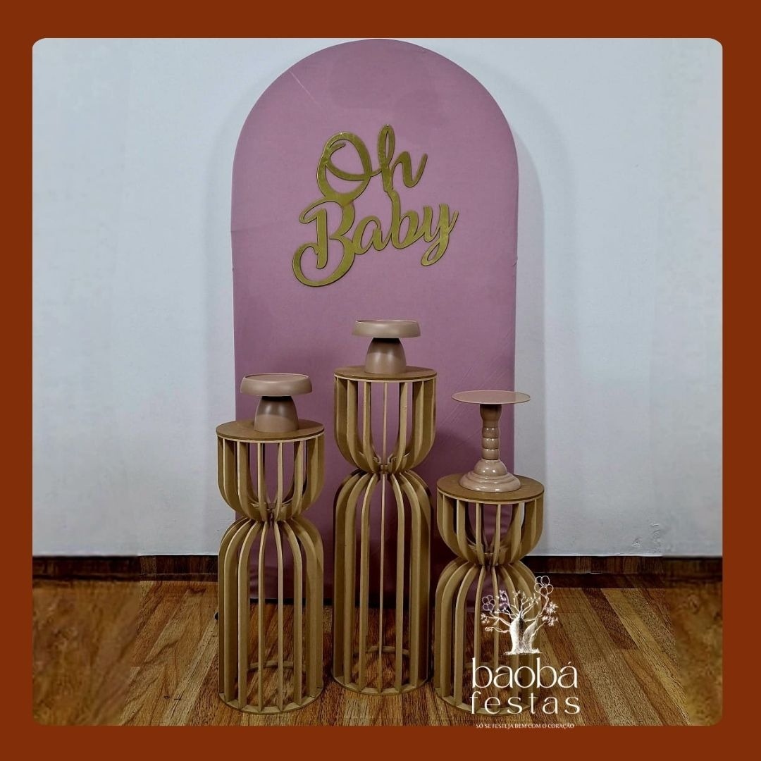 Oh Baby - Composição - Mesas Ampulhetas  - Baobafestas