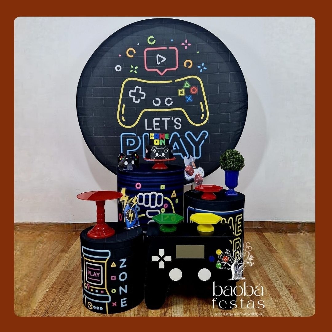 Game - Kit Ouro (+Mesa Game) - Baobafestas