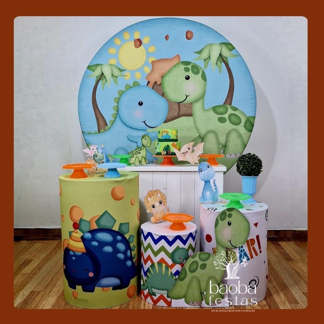Dino Baby - Kit Diamante (+ Totem Dino) - Baobafestas