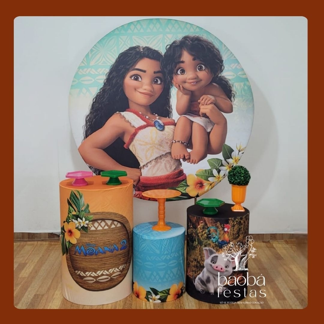 Moana 2 - Kit Prata - Baobafestas
