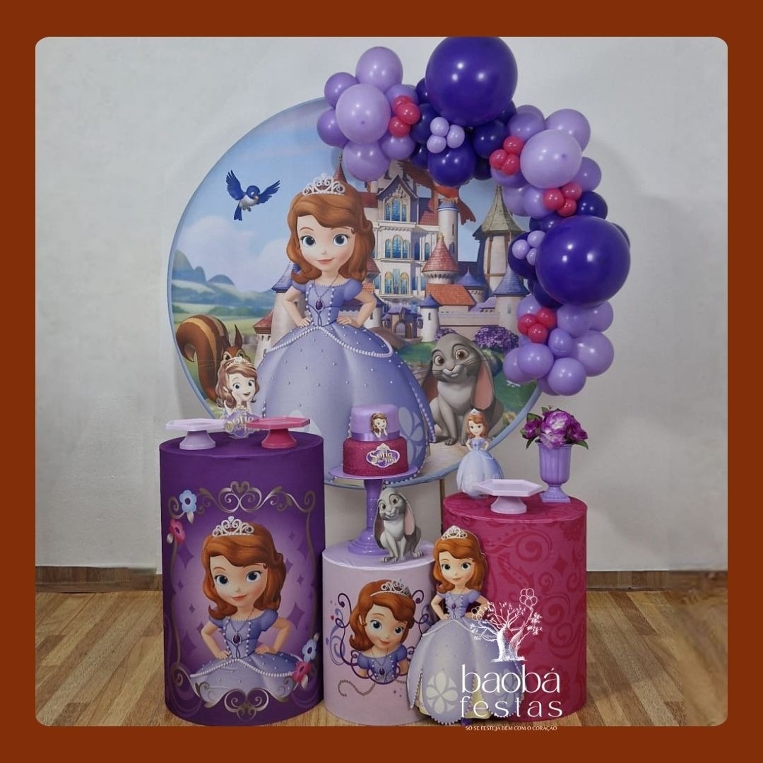 Kit Ouro - Princesa Sofia - Baobafestas
