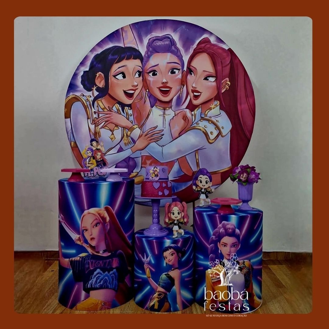 Guerreiras K-Pop (177) - Kit Ouro - Baobafestas