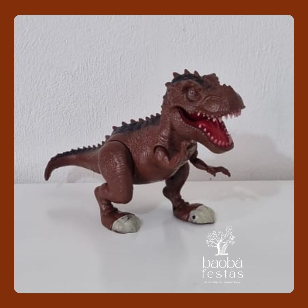 Boneco de Vinil - Dinossauro Rex M - Baobafestas
