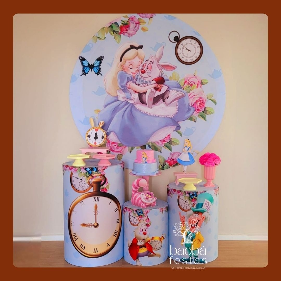 Kit Ouro - Alice No País das Maravilhas - Baobafestas