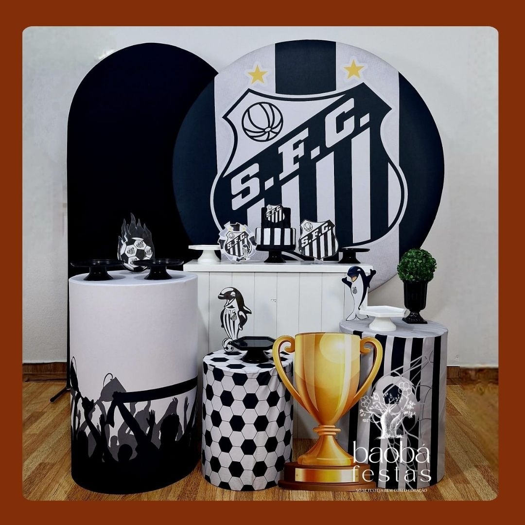 Time Santos (111) - Kit Luxo + Totem - Baobafestas
