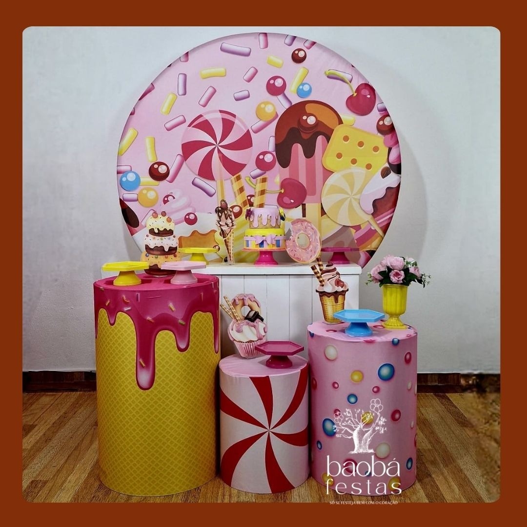 Confeitaria (08) - Kit Diamante  - Baobafestas
