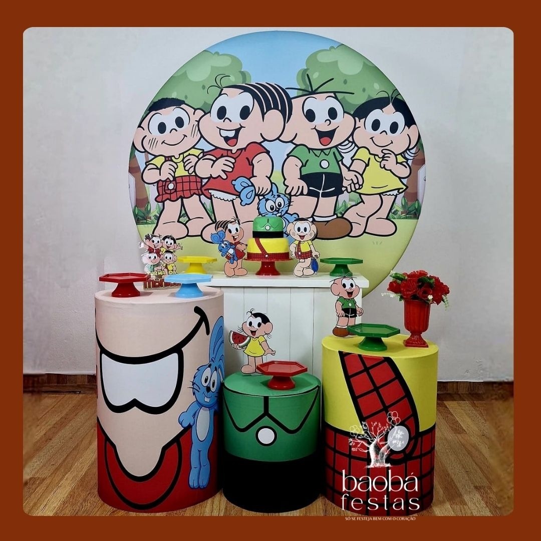 Turma da Mônica (30)- Kit Diamante - Baobafestas
