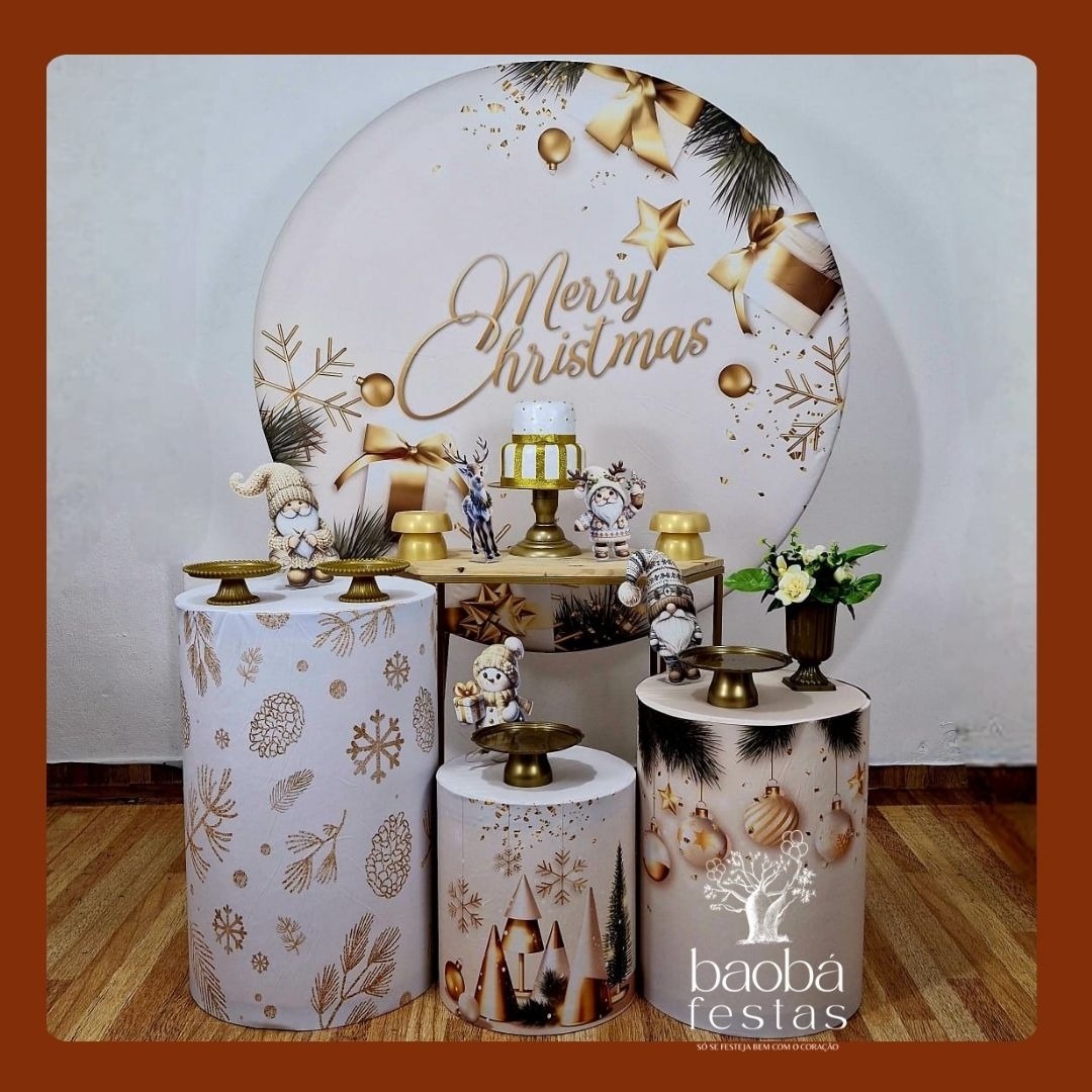 Merry Christmas (129)- Kit Diamante - Baobafestas