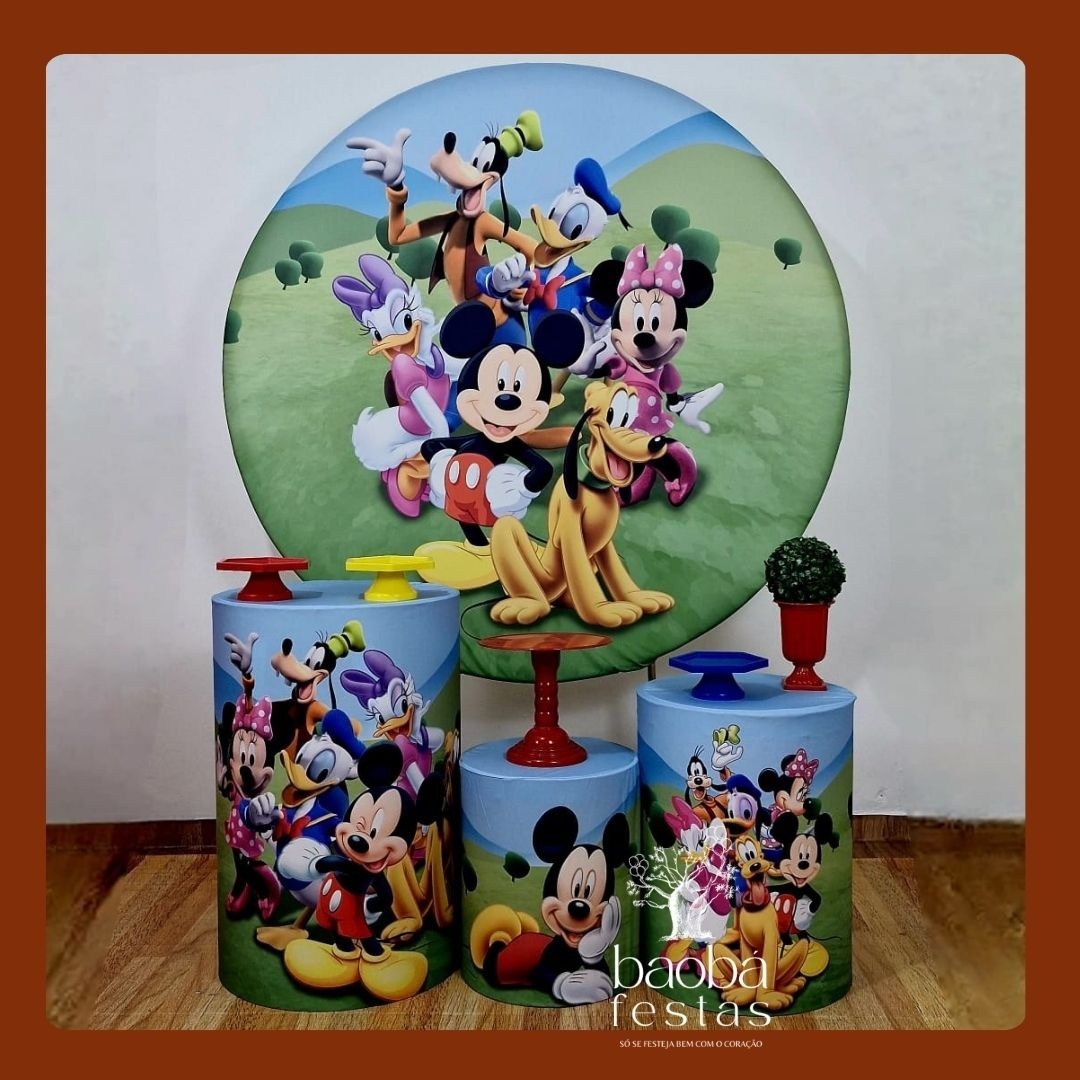 Turma Do Mickey (181) - Kit Prata - Baobafestas