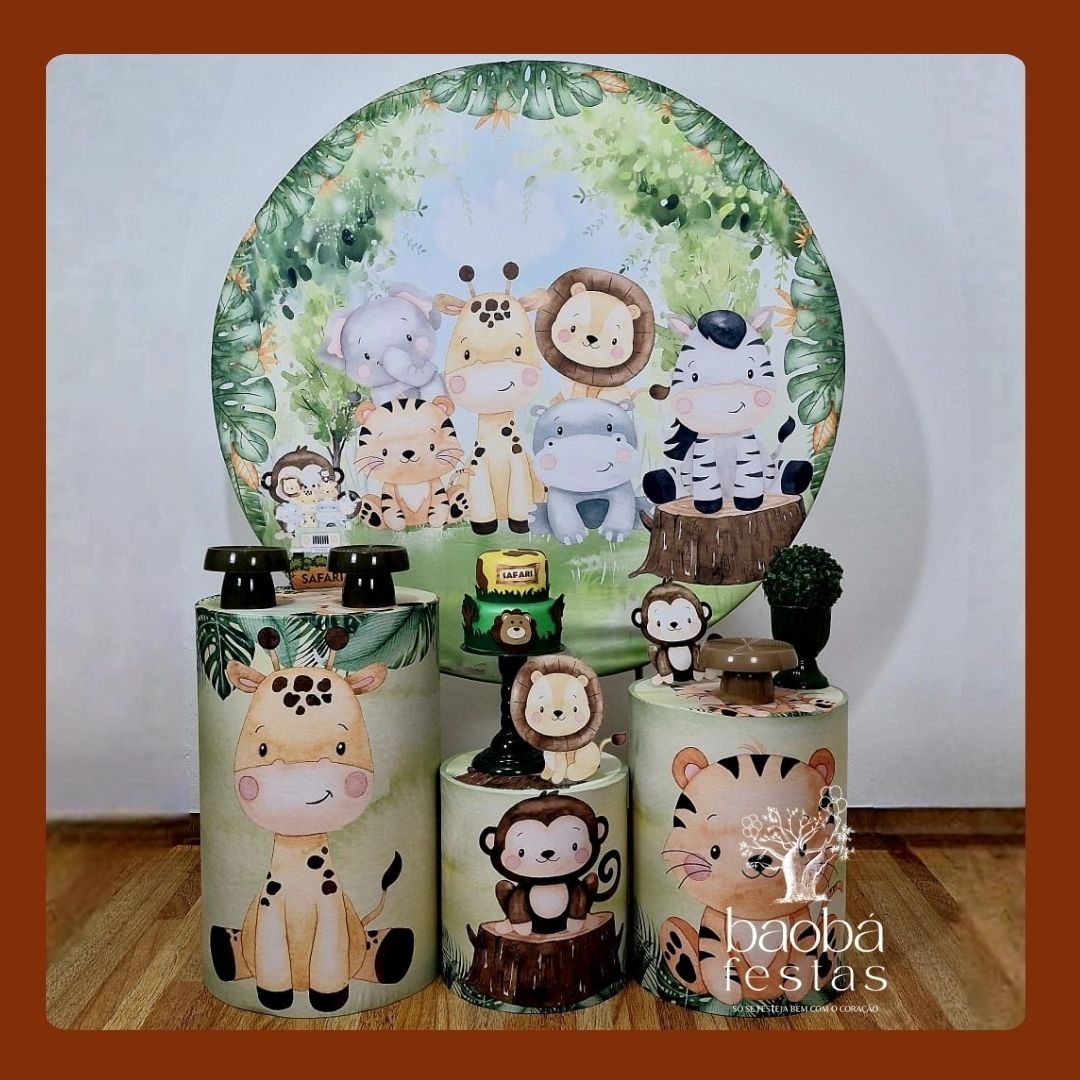 Safari Tradicional - Kit Ouro - Baobafestas