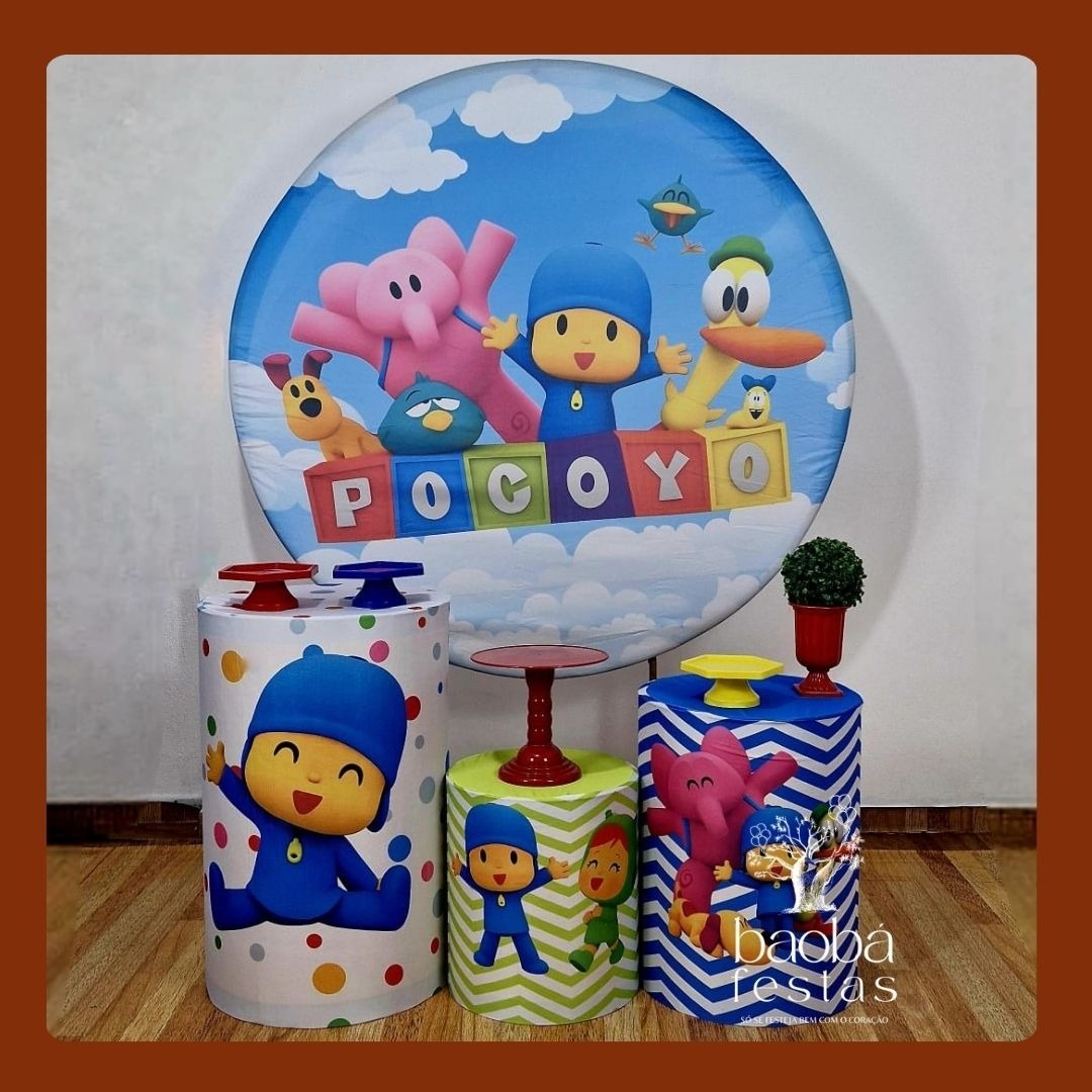 Pocoyo - Kit Prata  - Baobafestas