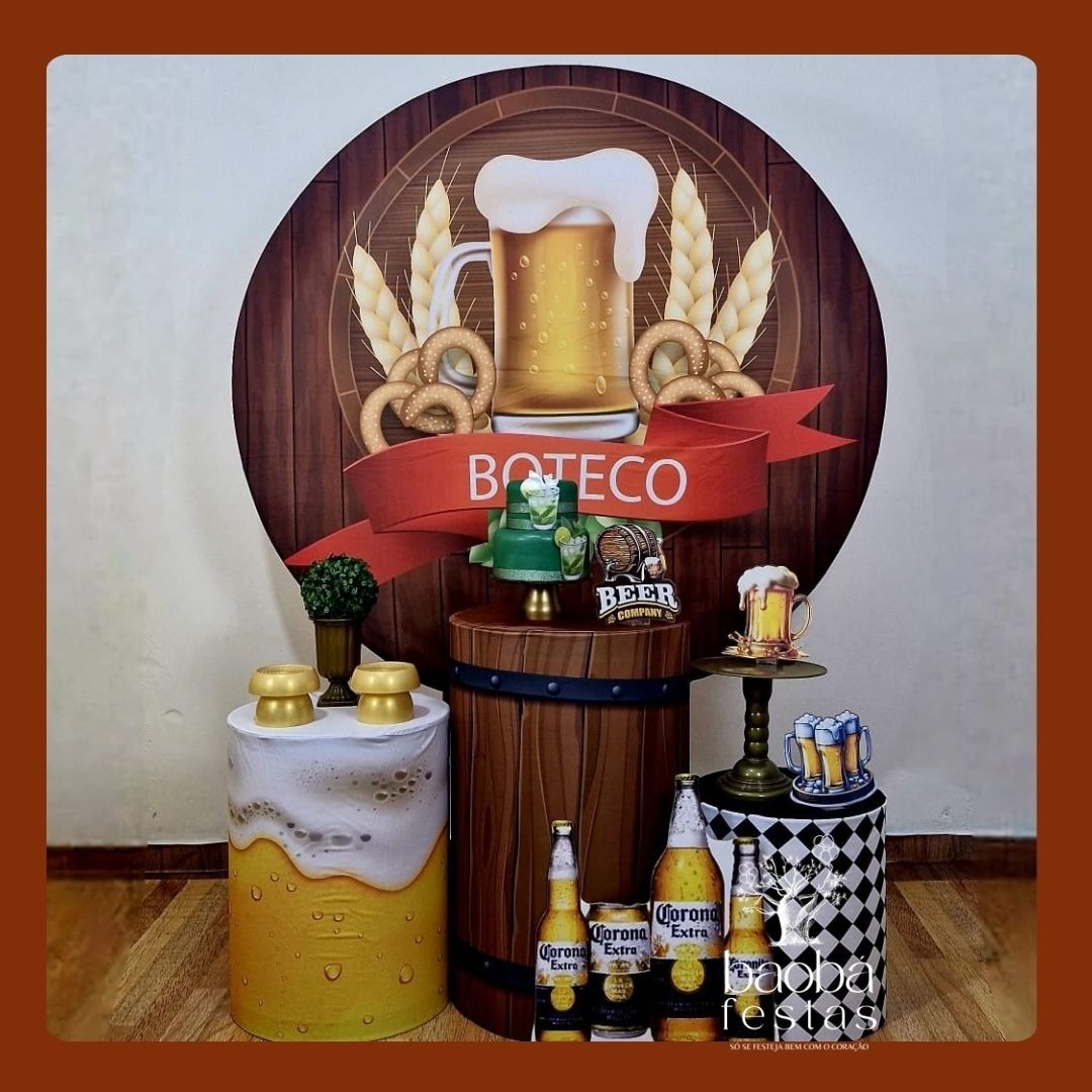 Boteco (95) - Kit Ouro (+Totem) - Baobafestas
