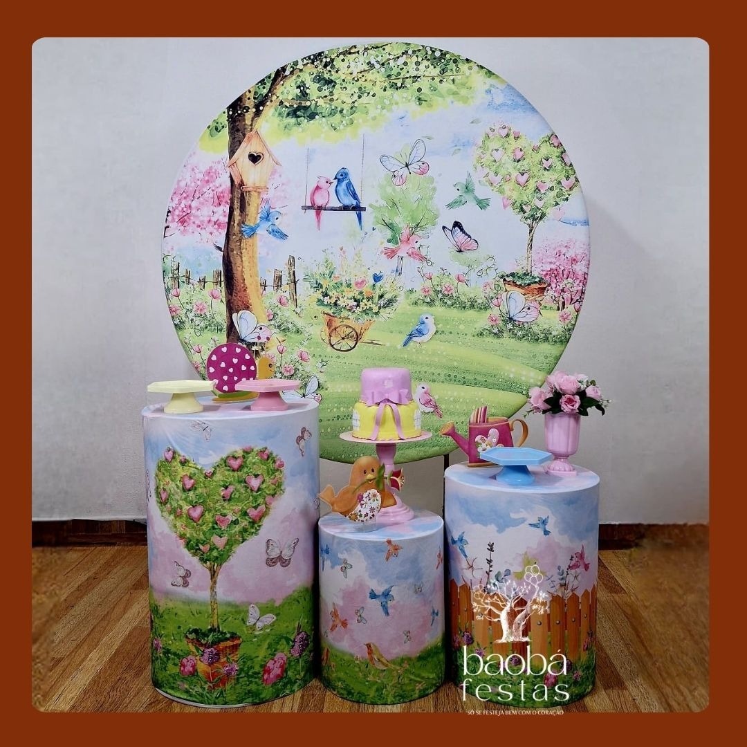 Jardim Encantado (21) - Kit Ouro - Baobafestas