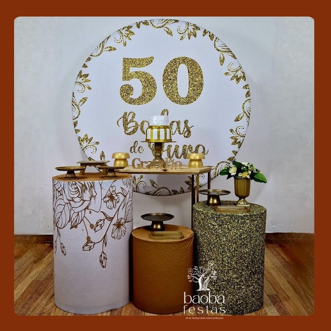 Bodas de Ouro (176) - Kit Diamante - Baobafestas