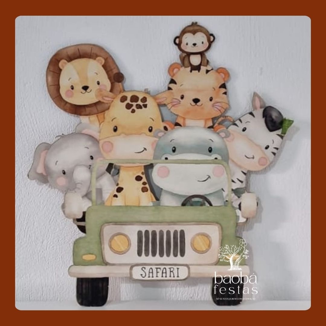 Safari 1 - Totem de Chão  - Baobafestas