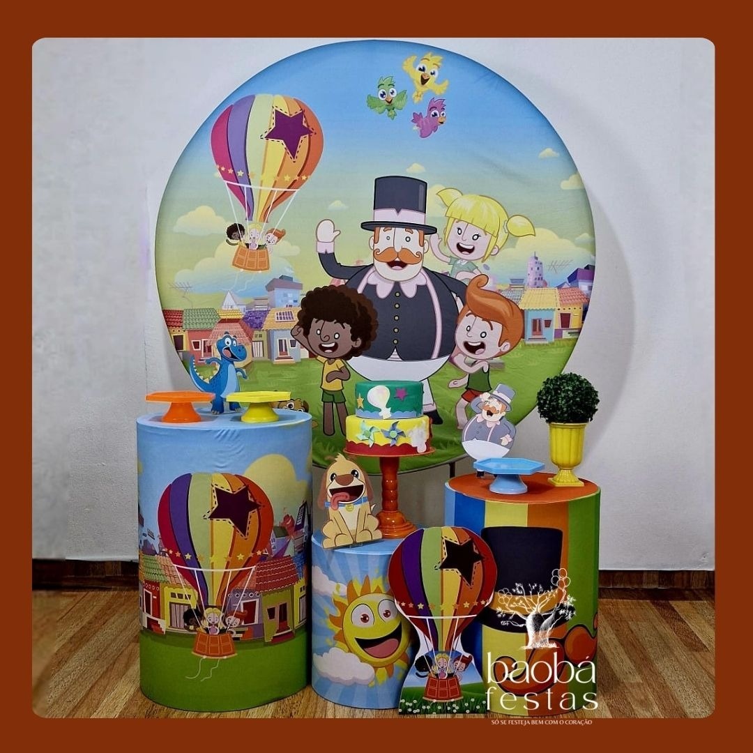 Mundo Bita - Kit Ouro (+ Totem Balão Bita) - Baobafestas