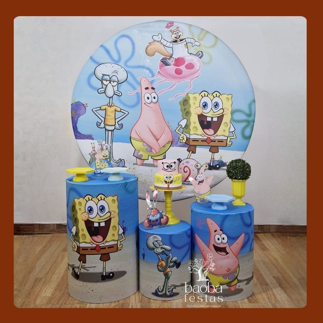Bob Esponja (132) - Kit Ouro - Baobafestas